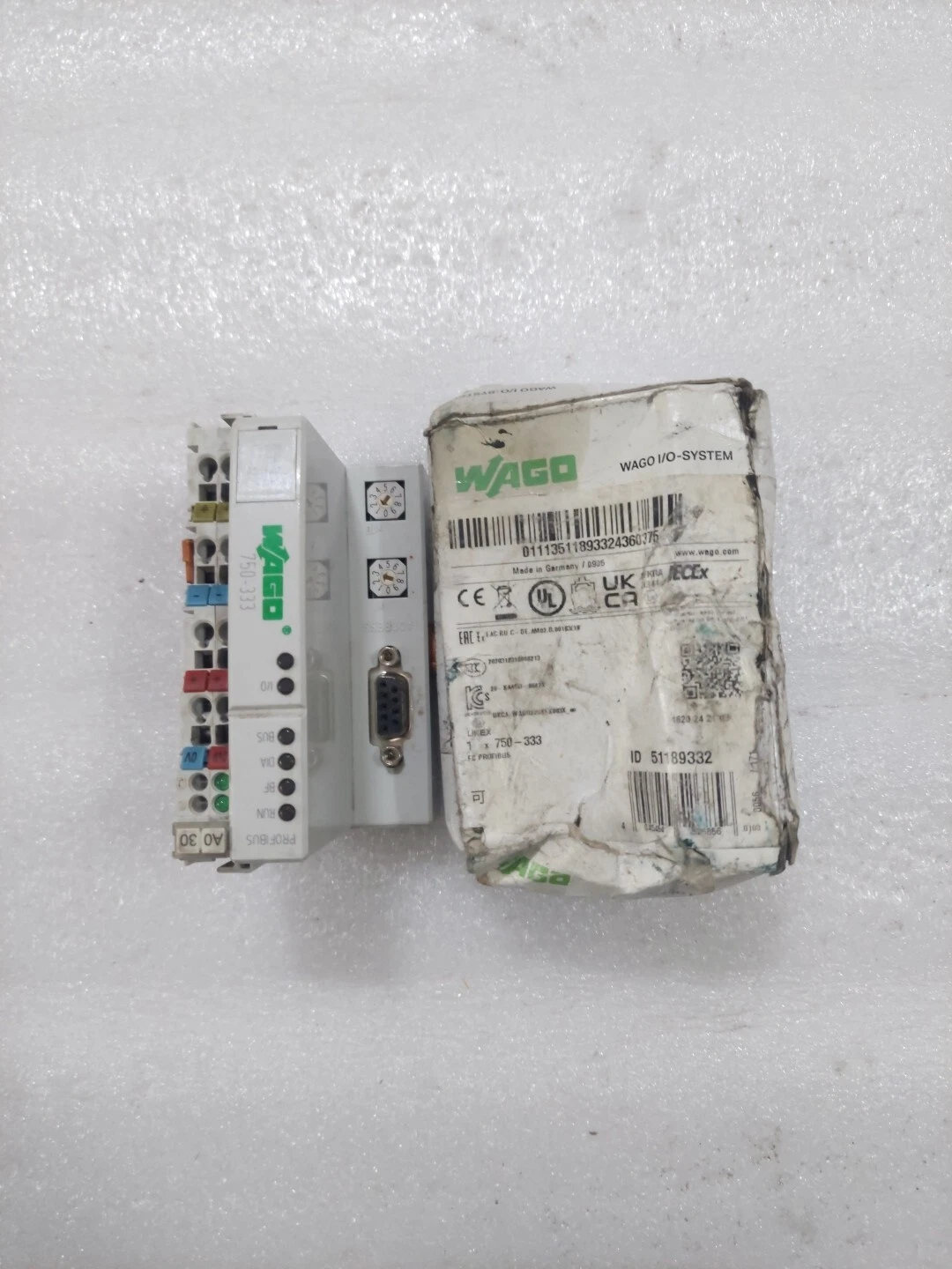 WAGO 750-333 BUSCOUPLER DEVICENET MODULE PLC ADAPTER 750333